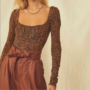 Free people wide eye long sleeve top